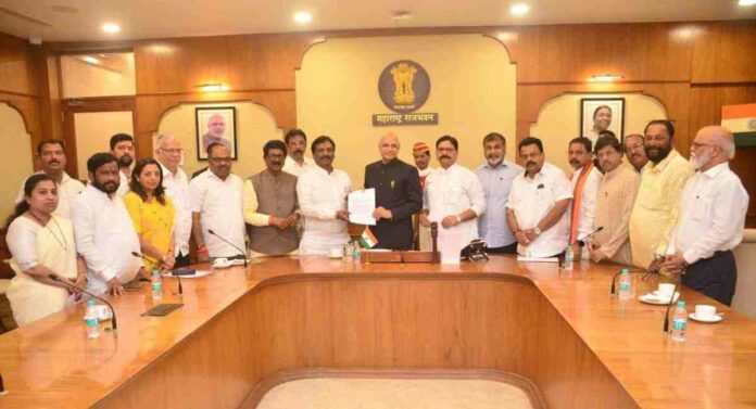 thackeray group met governor ramesh bais over kharghar incident