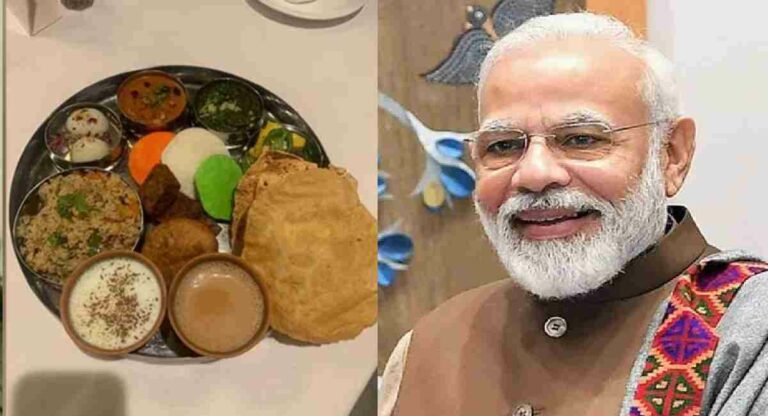 न्यू जर्सीत मराठी शेफने बनवली ‘मोदीजी थाळी’; भारताच्या विविध प्रांतातील विशेष व्यंजनांचा समावेश