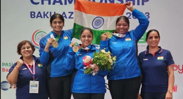 ISSF World Championships : 50 मीटर पिस्तुल प्रकारात भारताला सांघिक सुवर्ण