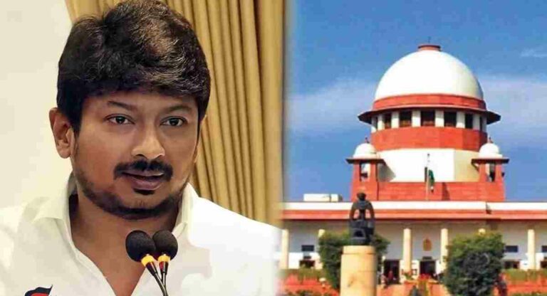 Udayanidhi Stalin : सनातन धर्माचा अवमान करणारे उदयनिधी स्टॅलिन यांना सर्वोच्च न्यायालयाची नोटीस; काय म्हणाले न्यायालय..