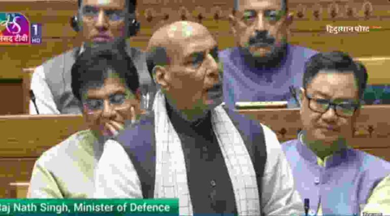Parliament Monsoon Session 2025 : ‘त्यांना लाज वाटली पाहिजे…आपले किती…?’; संरक्षण मंत्र्यांचं विरोधकांना सडेतोड उत्तर