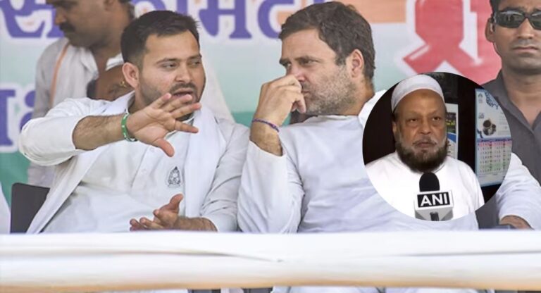 जमियत उलेमा-ए-हिंदचे नियाज फारुकी काँग्रेस-राजदच्या नेत्यांसोबत चर्चा करत आहेत.