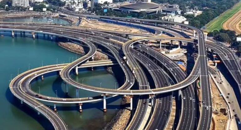 Mumbai's Coastal Melody Road featuring musical strips.