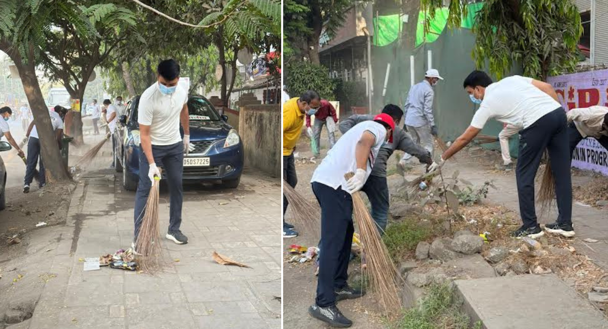 Cleanliness campaign : खाकी वर्दीतील सामाजिक बांधिलकीचे दर्शन 1 Maharashtra Assembly 2024 दिव्यांग मतदारांची स्वतंत्र वाहतूक व्यवस्था 2026 03 01T143514.401
